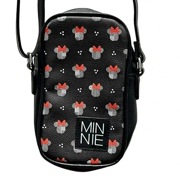 Disney DANI by Danielle Nicole Purse Minnie Mouse Crossbody Red‎ Ears Parks Bow - Picture 2 of 5